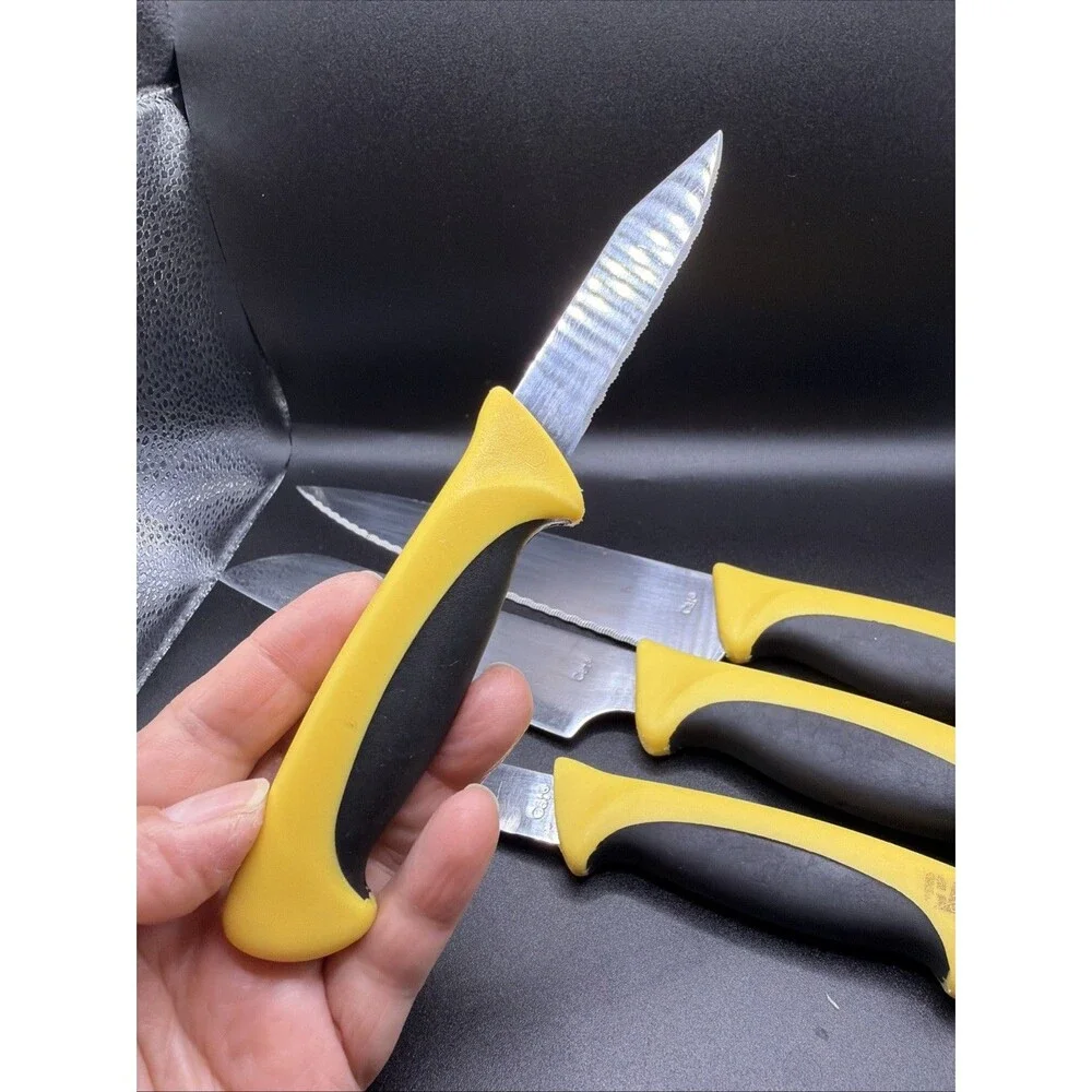 CAT Brand Kitchen Knives From Kutmaster. Butcher, Chef, Utility And Paring. Used